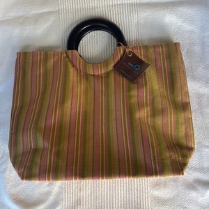 della Q RAW Silk Handbag